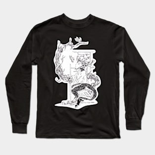 Dragon Kid in Solitude Long Sleeve T-Shirt